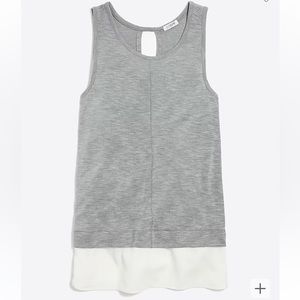 J. Crew Factory Drapey Tank Top with Silky Hem 3x NWT